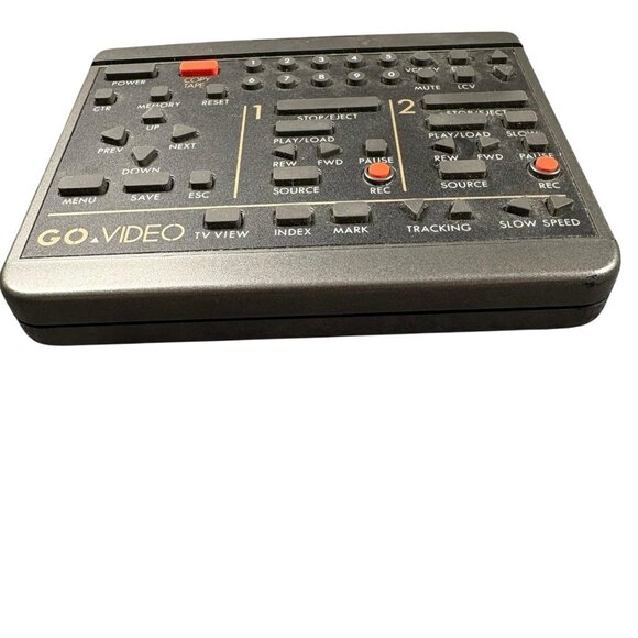 Go-Video Dual Deck VCR Editing Remote Control Tested Works Copy Tape OEM - Picture 5 of 5